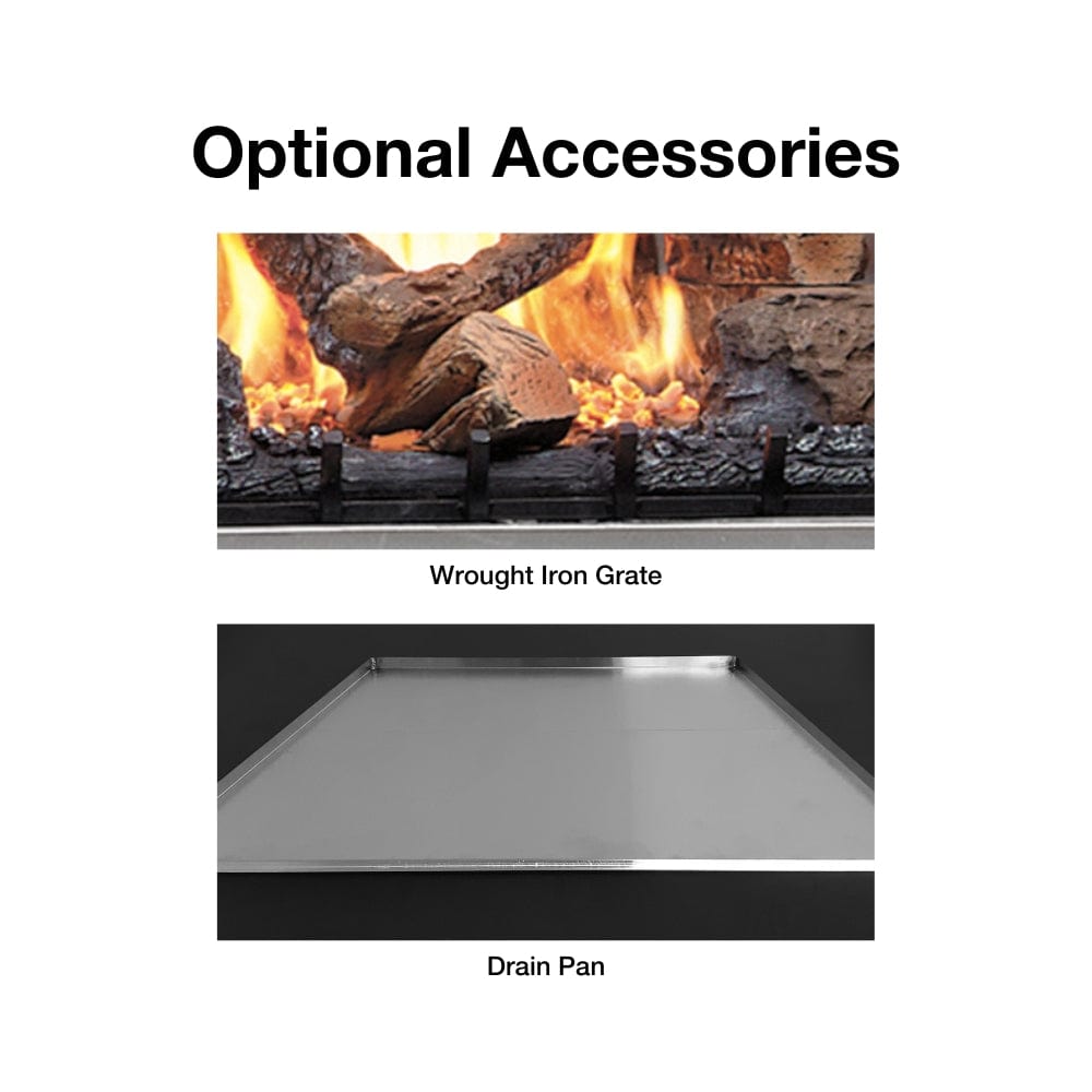 Montigo Divine Built-In Ventless Outdoor Gas Fireplace