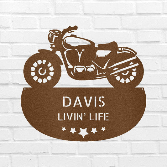 Motorcycle Personalized Gifts - Custom Metal Sign