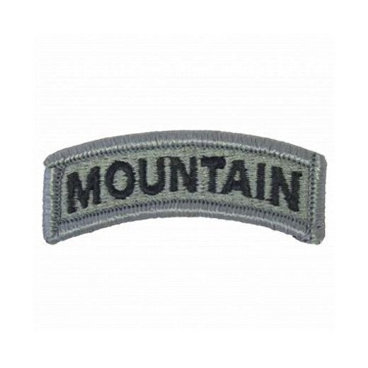 MOUNTAIN Tab ACU Patch - For Army ACU Uniform