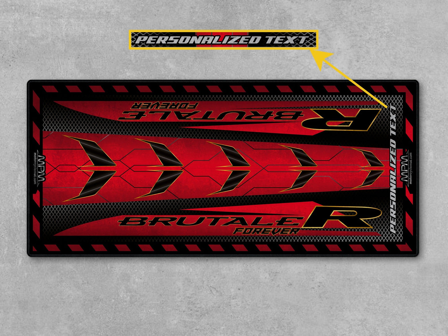 MPM Motorcycle Mat for MV Agusta Brutale R - U1503