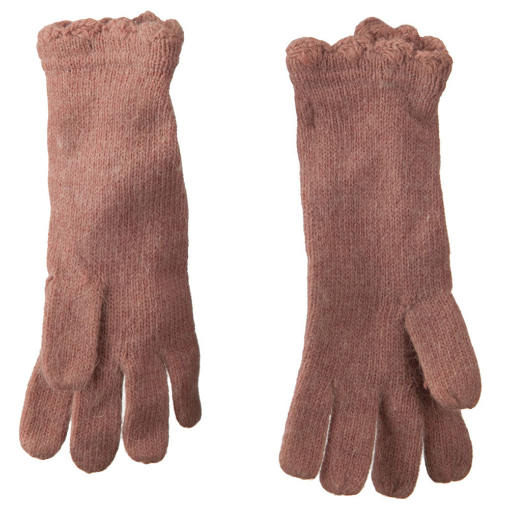 Women's Military Straps and Ruffle Cuff Glove