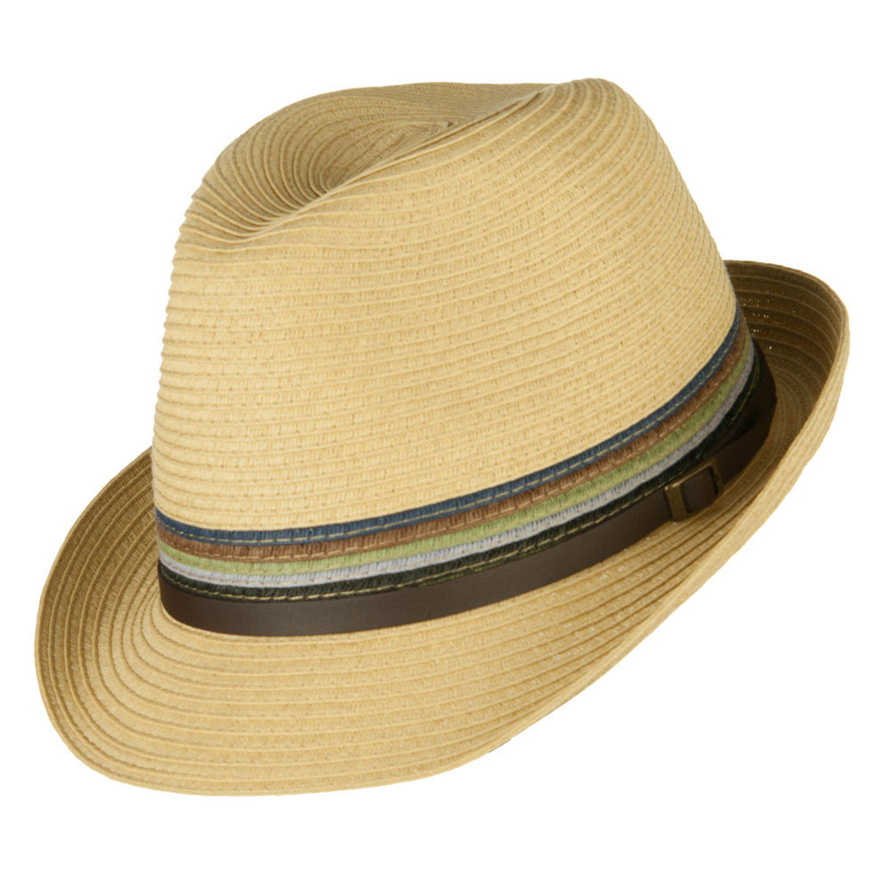 Men's Multi Colored Braid Fedora