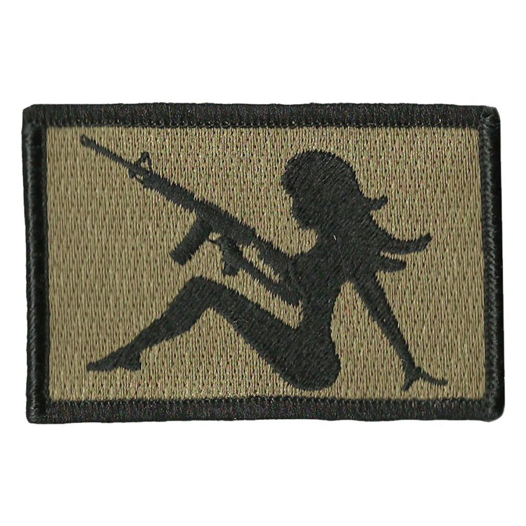 2"x3" AR-15 Trucker Girl Tactical Patch