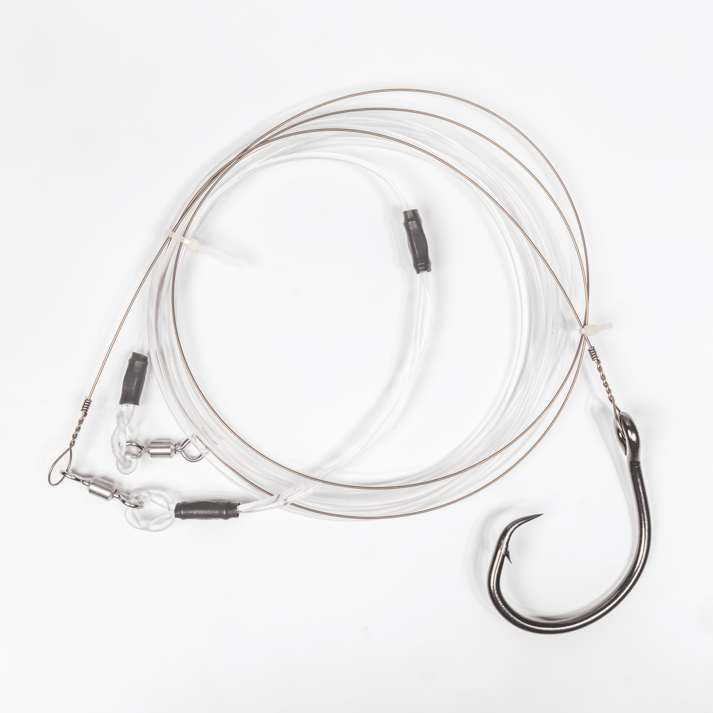 Mustad BlacktipH Monster Shark Rig | 16/0 Hook & #19 Wire