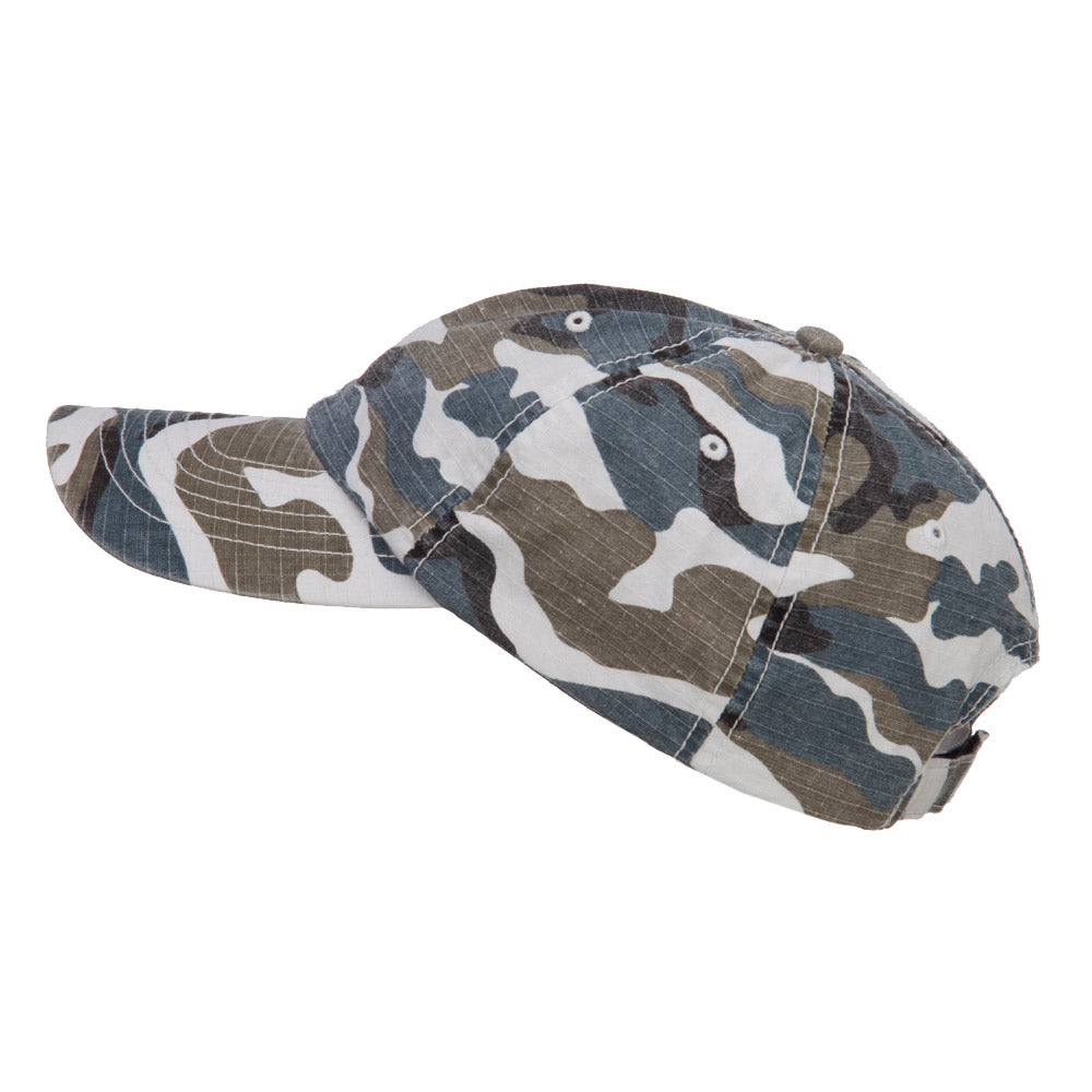 Faded Camo Washed Cotton Cap