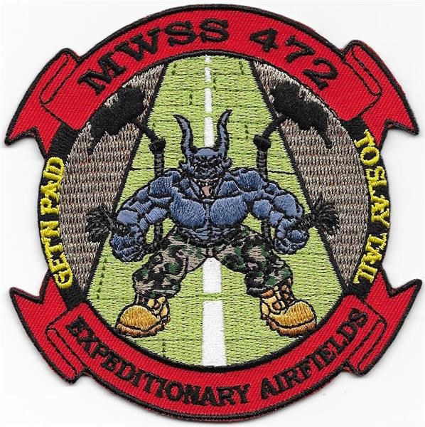 Marine Wing Service Squadron - MWSS-472 - Expeditionary Airfields - USMC Patch