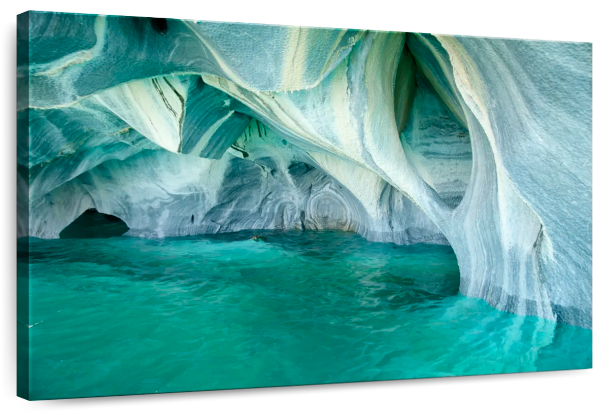 Marble Caves Carrera Lake Wall Art