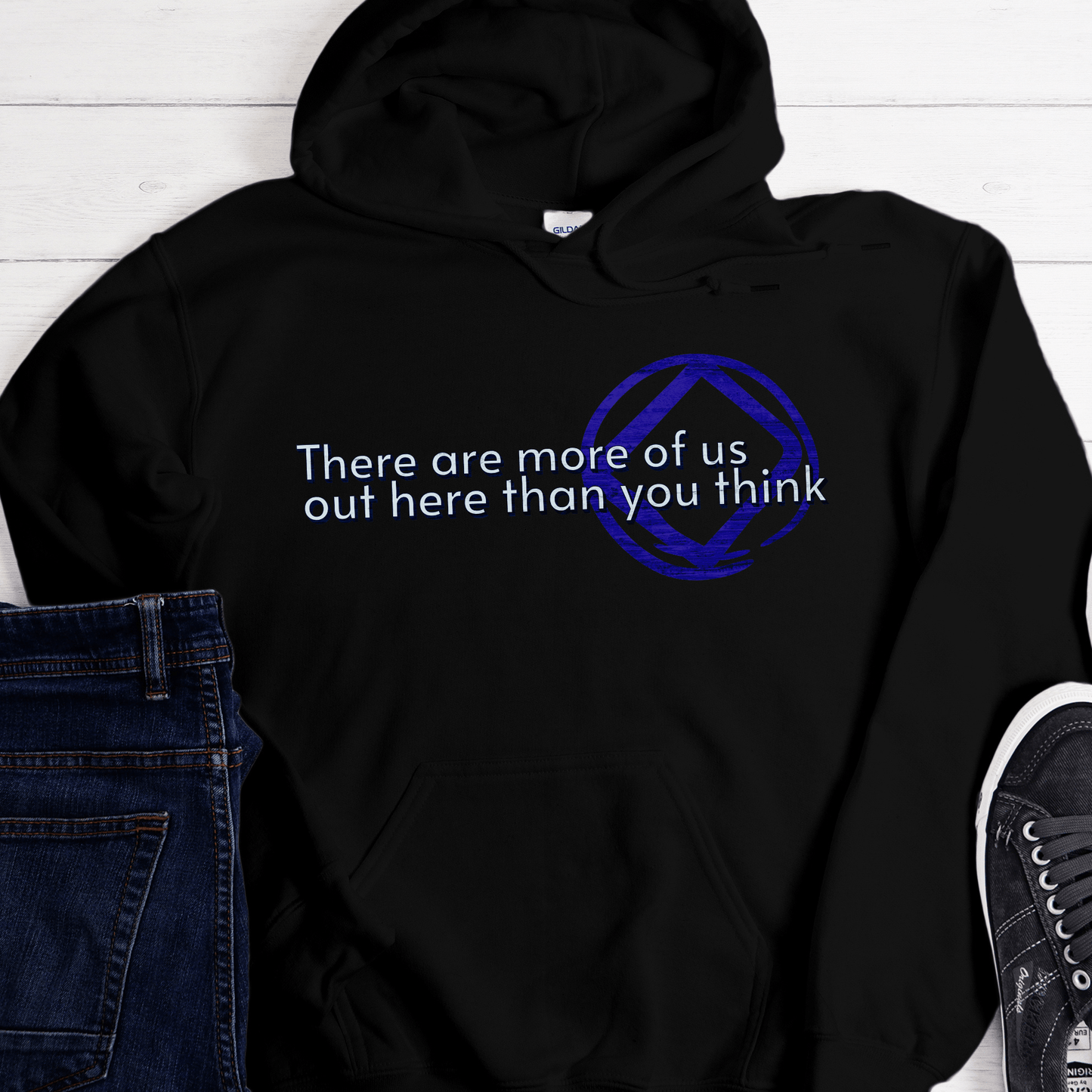 NA Recovery Unisex Hoodie | Inspiring Sobriety | There Are More of Us