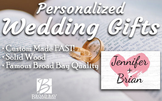 Names Personalized Anniversary or Wedding Gift Custom for Girlfriend, Boyfriend, Wife, or Husband Solid Wood Sign -