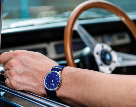 Navy Blue Nylon NATO® style Watch Band