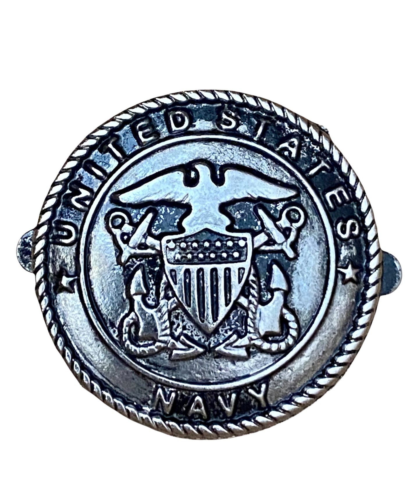 NAVY HEROES BLACK COTTON USA