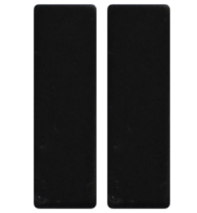 Lieutenant Junior Grade - U.S. Navy Black Metal Pin-On Rank - Pair