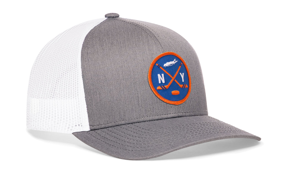 New York Hockey Trucker Hat | Long Island NY X Snapback