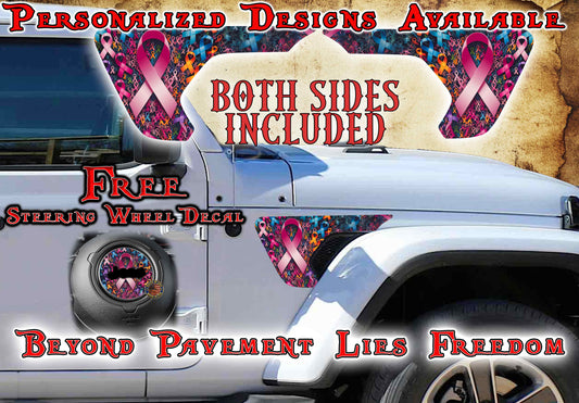 No one fights alone fender vent for the JL or JT 2018 or newer