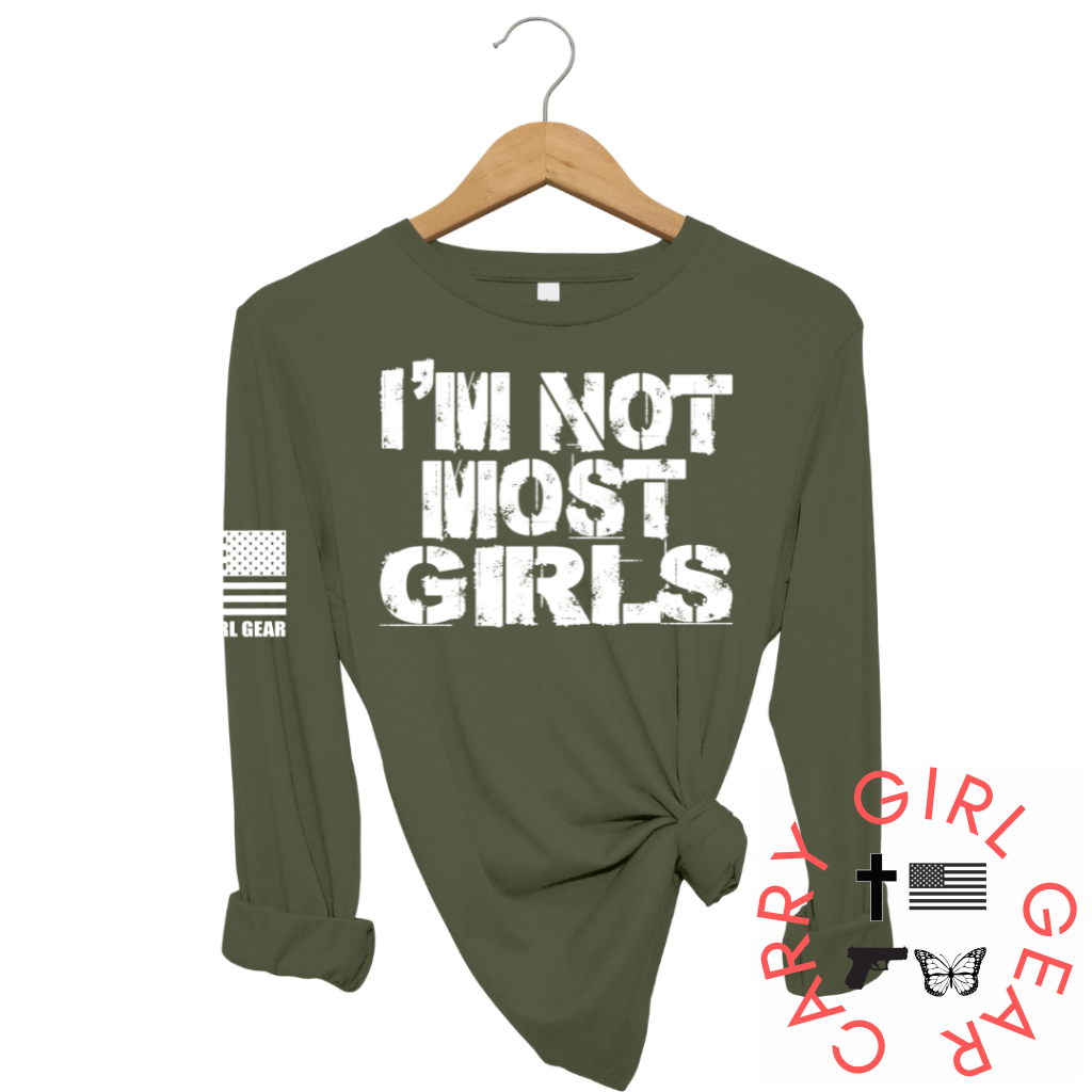 NOT MOST GIRLS Long Sleeve