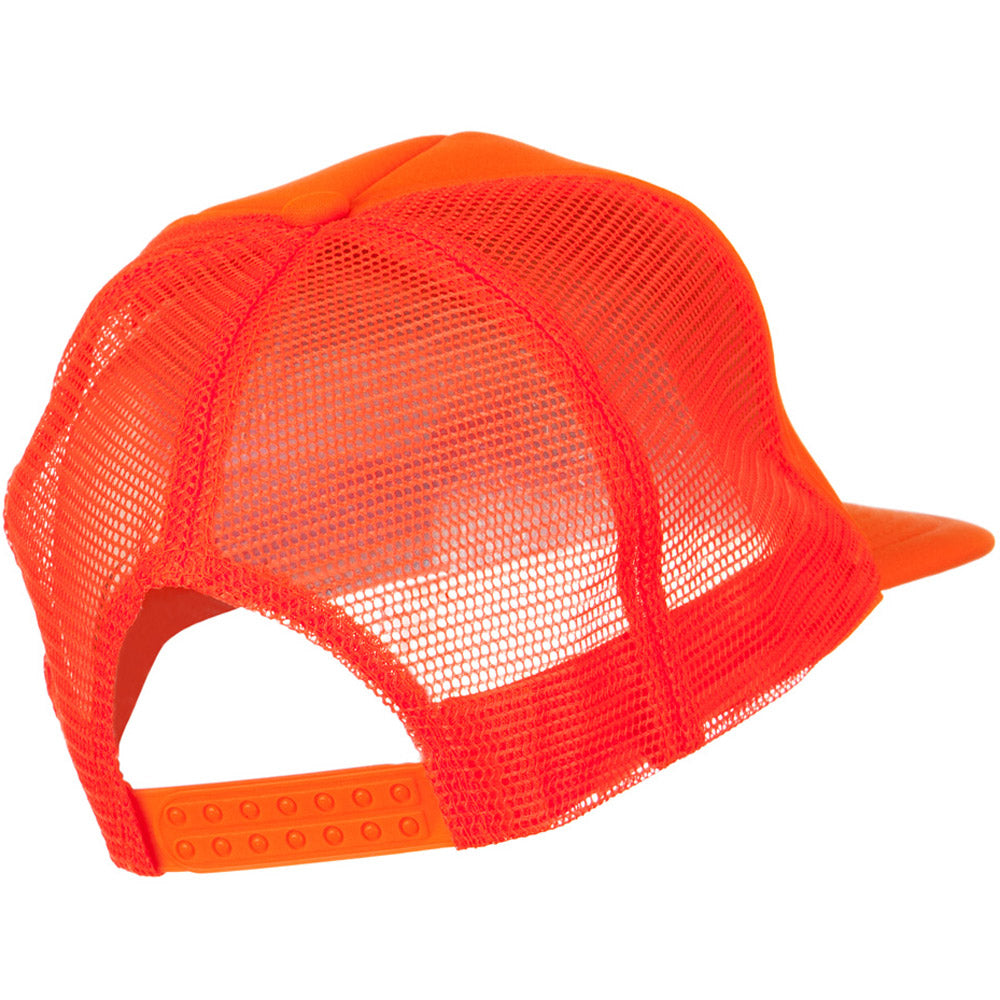 5 Panel Neon Color Poly Mesh Cap
