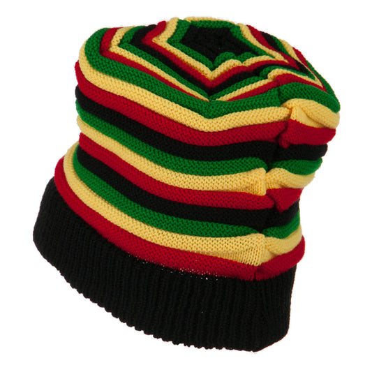 New Rasta Deep Shell Beanie