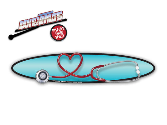 Stethoscope WiperTags for Medical Professionals