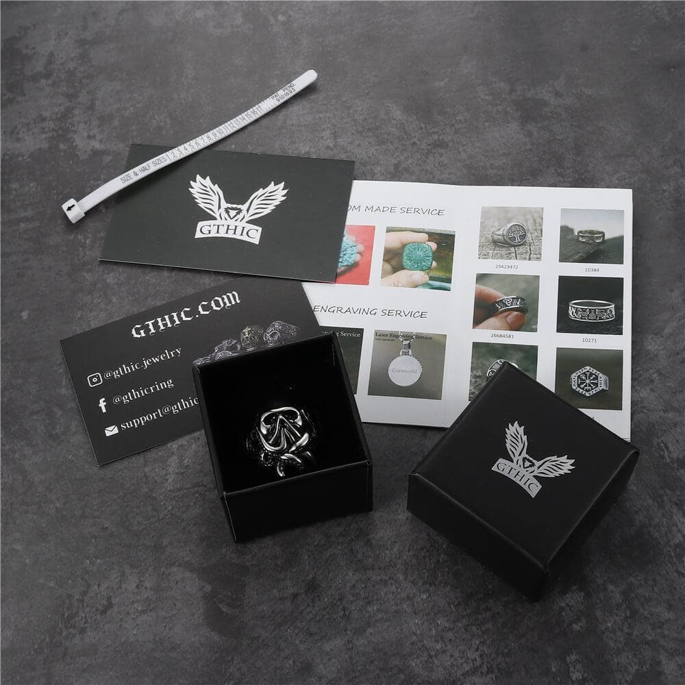 Octopus Seaman Stainless Steel Skull Ring