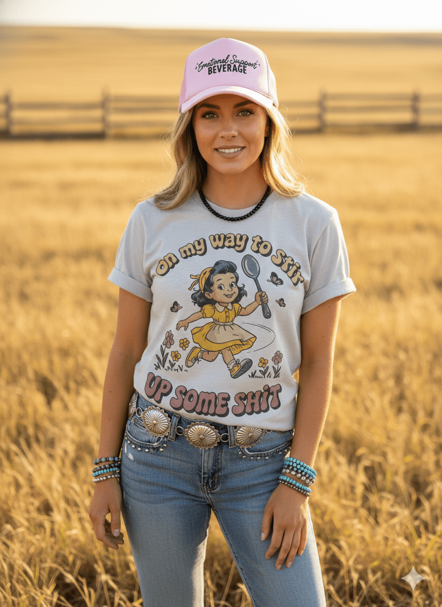 On My Way To Stir Up Some Shit Graphic Tee