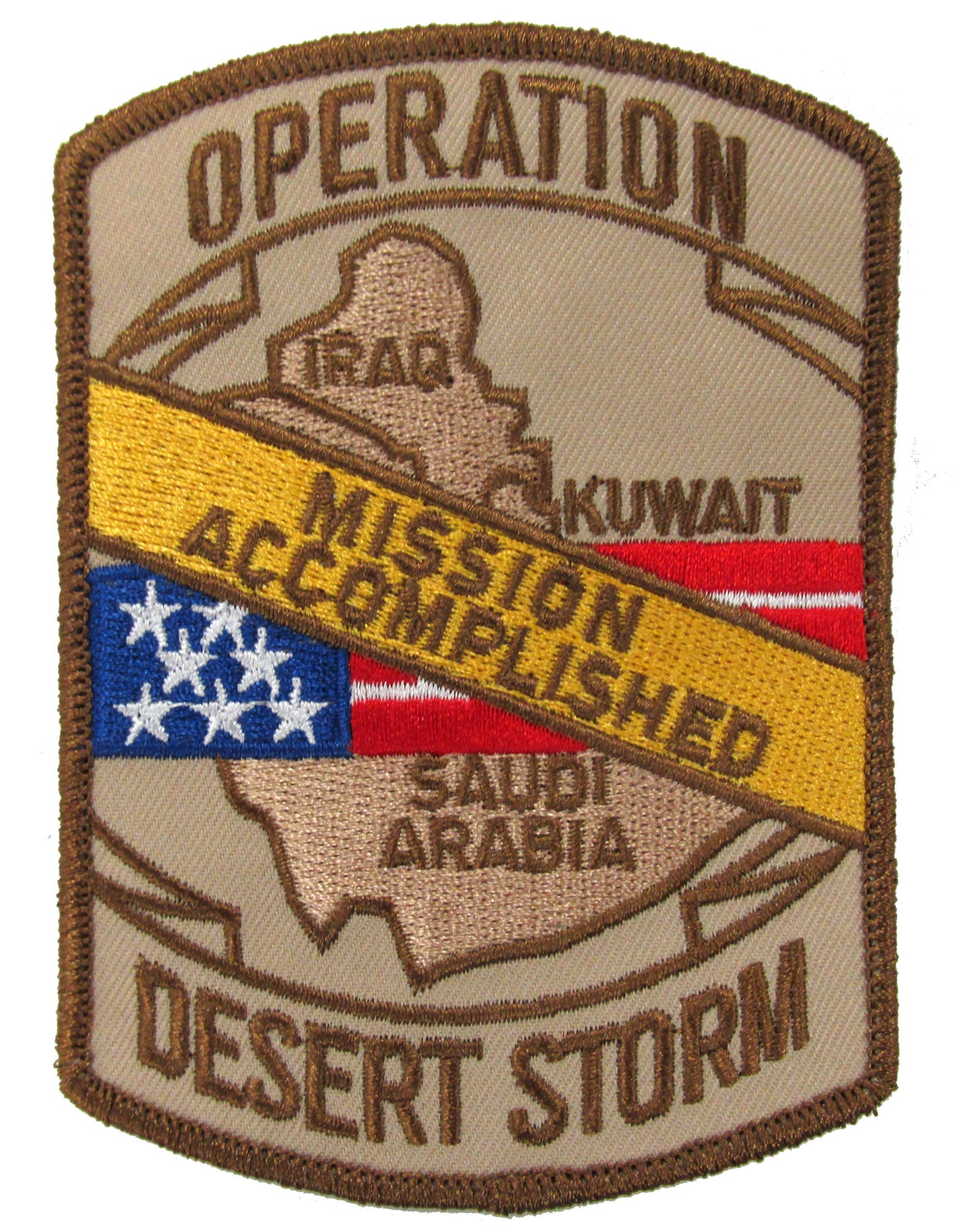 Mission Accomplished - Operation Desert Storm - Sew-On Patch