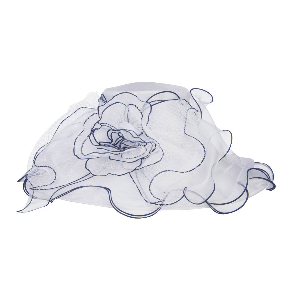 Flower with Net Organza Hat