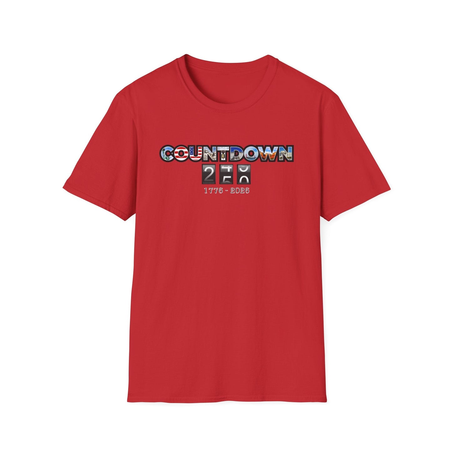 Patriotic Countdown to 250 Years T-Shirt (1776–2026 Edition)