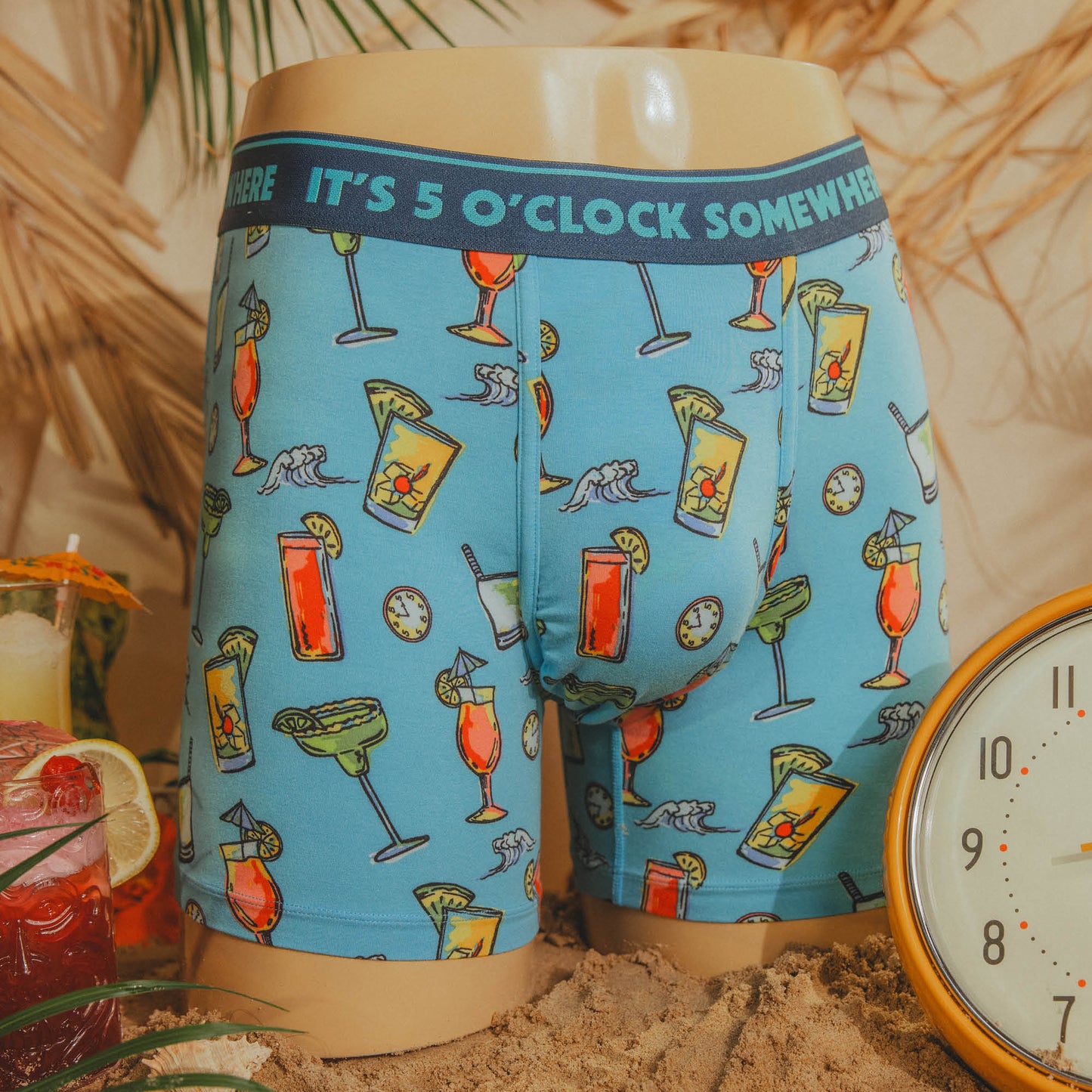 The Cocktail Hour | Shinesty x Margaritaville® Ball Hammock® Pouch Underwear With Fly