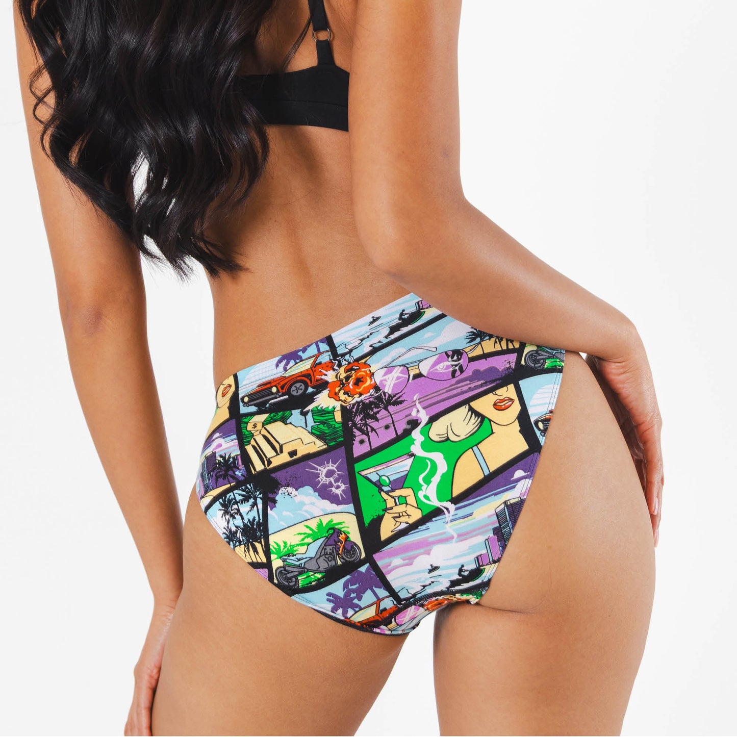The Gas Pedal | Pop Art Modal Bikini Underwear