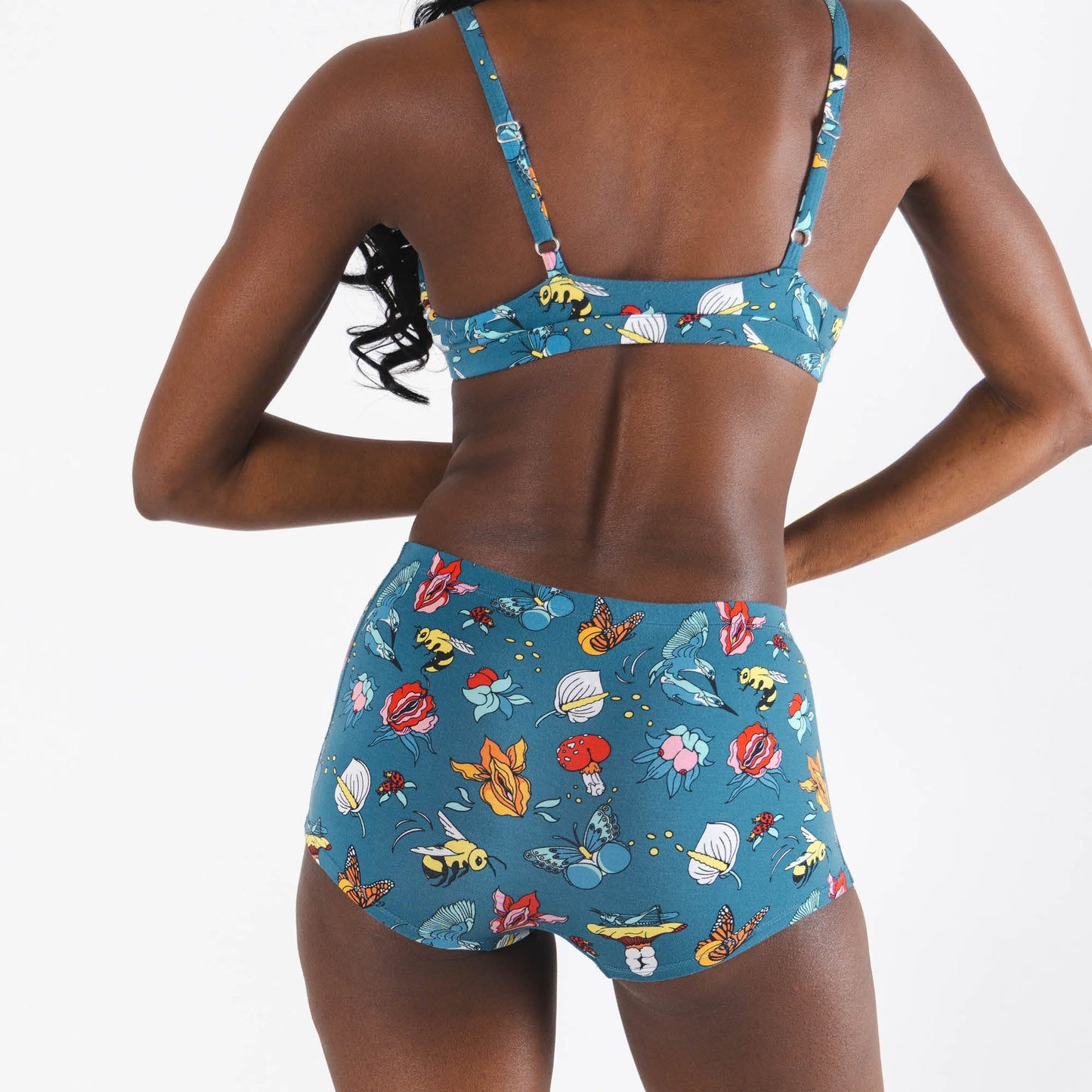 The Pollination Station | Birds and Bees Modal Boyshort Underwear