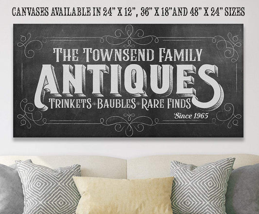 Personalized - Antiques - Canvas