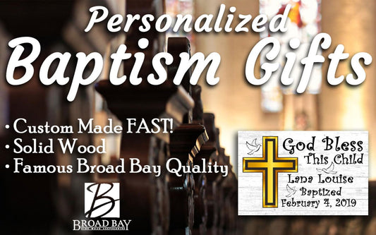 Personalized Baptism Gift Baby Christening Plaque Keepsake