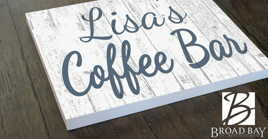 Personalized Coffee Bar Sign