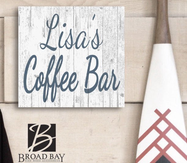 Personalized Coffee Bar Sign