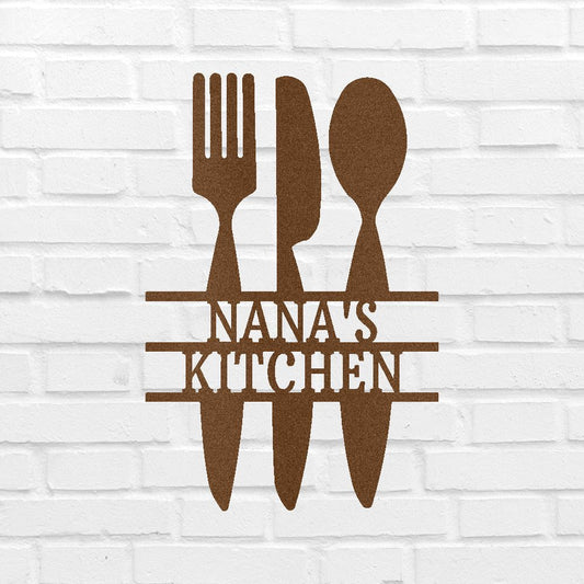 Kitchen Utensil Personalized Gifts - Custom Metal Sign