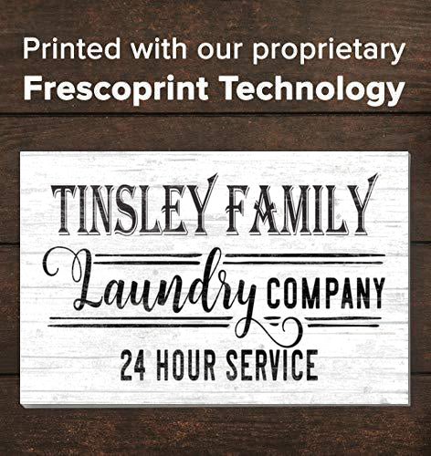 Personalized Laundry Room Sign Custom Farmhouse Style Décor