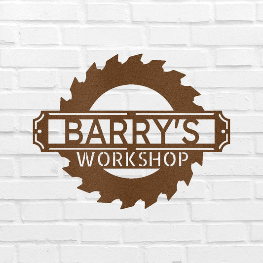 Sawmill Workshop Sign - Custom Metal Sign, Outdoor Home Decor