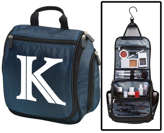 Personalized Toiletry Bag or Monogrammed Shaving Kit for Men NAVY BLUE