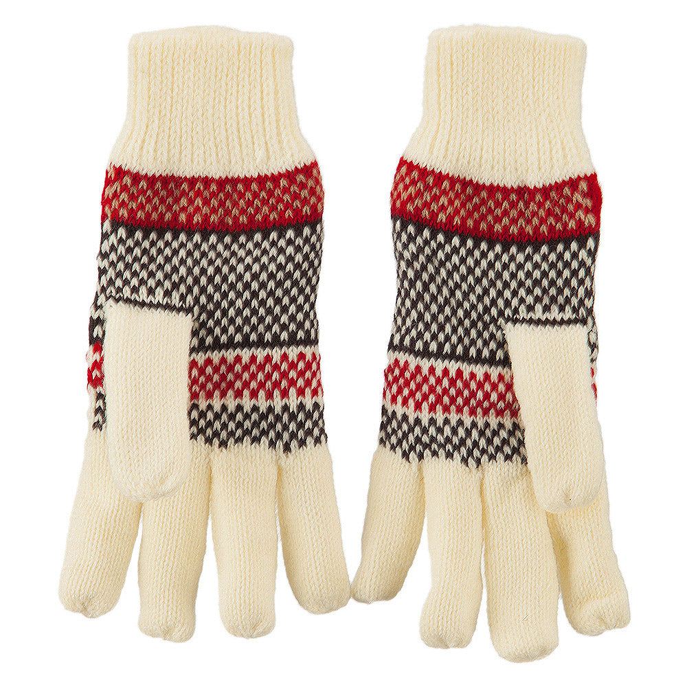 Combo Pine Fleece Lining Ladies Gloves