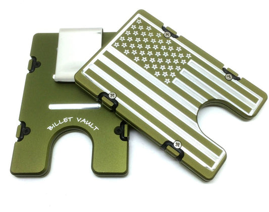 American Flag - BilletVault Aluminum Wallet
