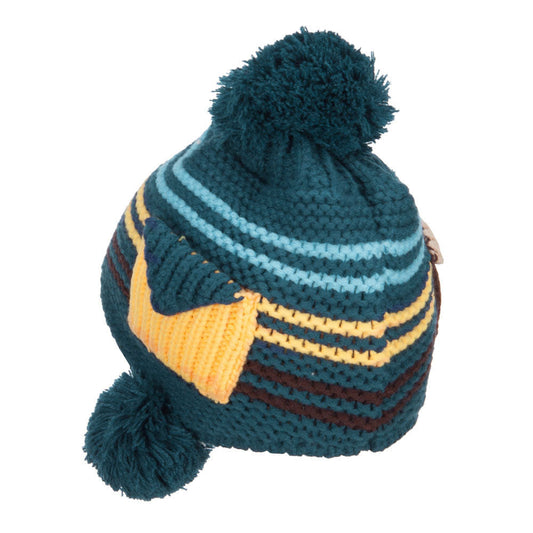 Kid's Striped Pocket Ski Beanie