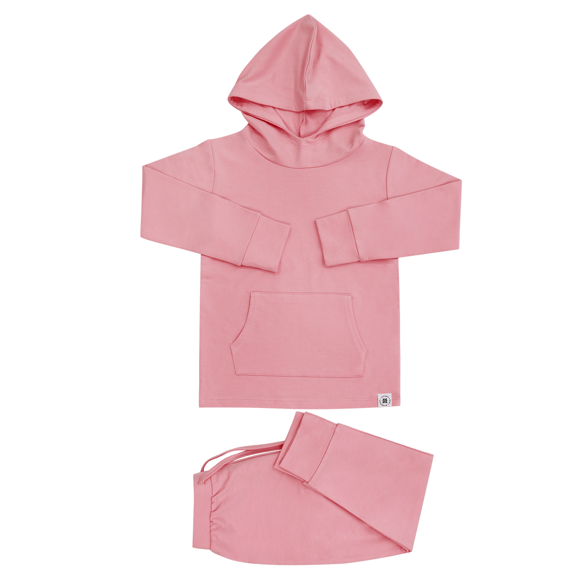 Pink Peony Hooded Jogger Set