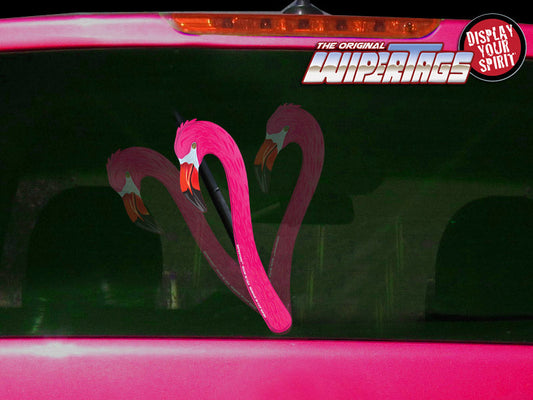 Pink Flamingo WiperTags