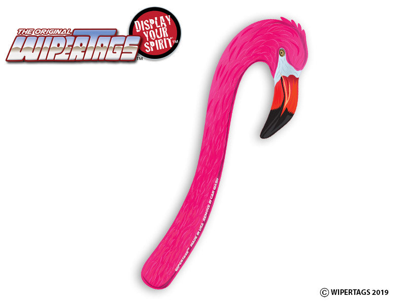 Pink Flamingo WiperTags