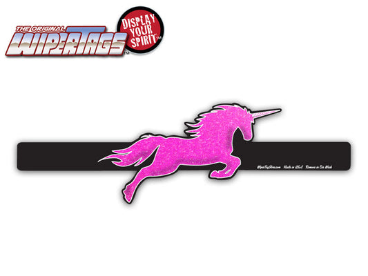 Sparkle Pink Unicorn WiperTag