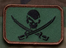CLEARANCE - Pirate Skull Flag Morale Patch - Mil-Spec Monkey