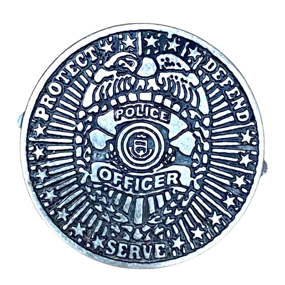 POLICE HEROES BROWN COTTON