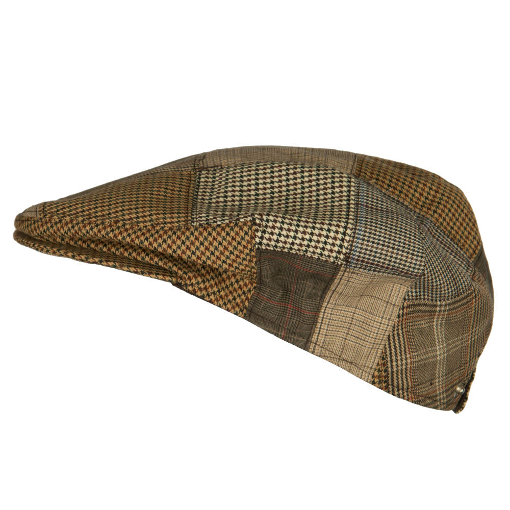 Men's Plaid Patchwork Ivy Cap