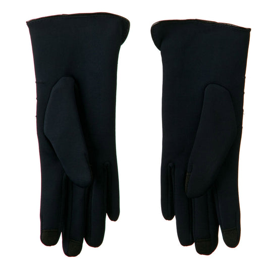 Woman's Faux Fur Lined Pompom Accent Glove