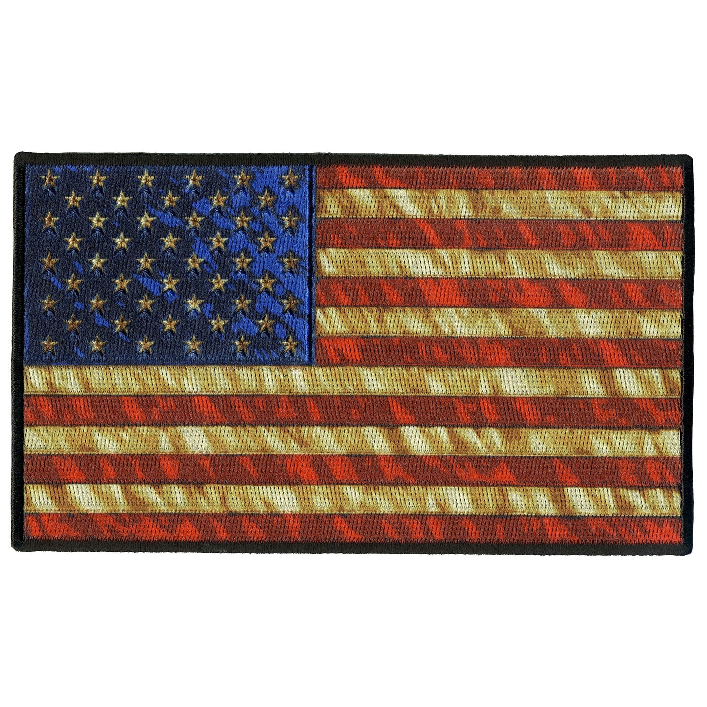 Hot Leathers PPQ1273 Vintage American Flag 6" Patch